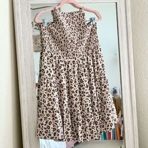 Leopard Halter Sundress